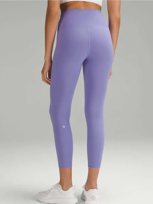lululemon athletica Lavender High-Rise Stretch Leggings Size 6 WunderTrain - Image 2
