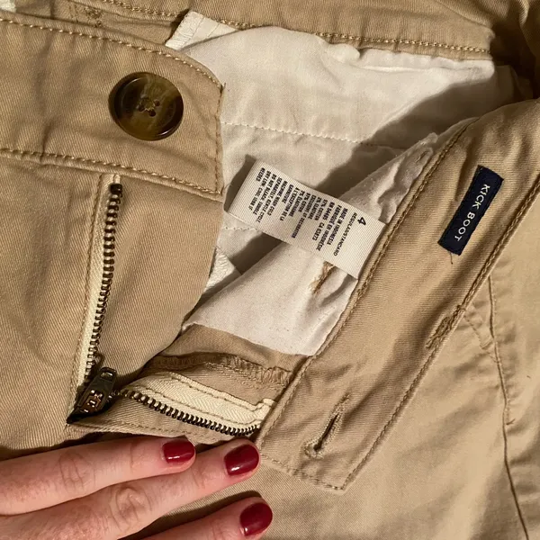 American Eagle Low Rise Boot Cut Cargo Pants - Image 3