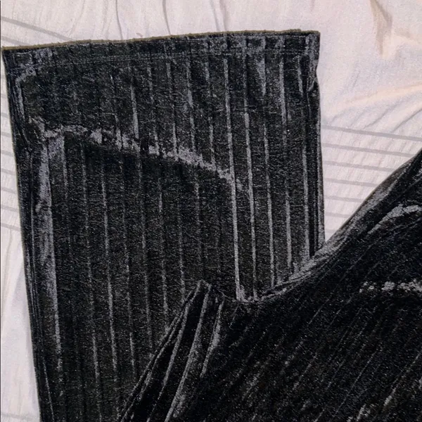 Melissa Paige Size M Black Velour Lounge Pants - Image 7