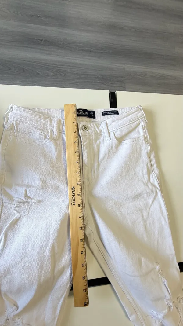 🌟 hollister high-rise super skinny crop jeans (size 7r / 28) - Image 8