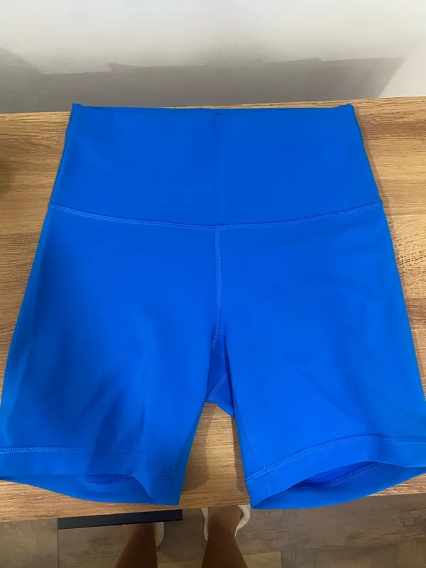 Lululemon biker shorts blue  - Image 2