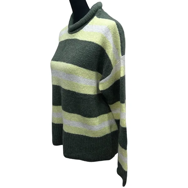 Madewell Merino Wool Blend Sweater Women's Size‎ Medium Roll Neck Collar - Image 4