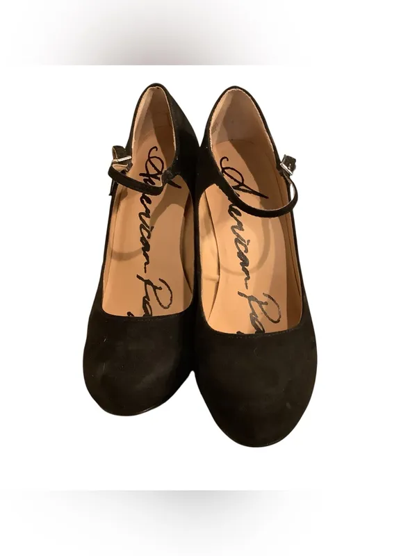 American Rag CIE Black Suede Mary Jane Block Heels WORN ONCE for 3 hours - Image 6