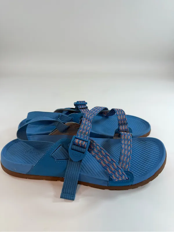Chacos Z Cloud Sport Hiking Sandals Blue Coral Straps Women’s 10 EU‎ 41 - Image 4