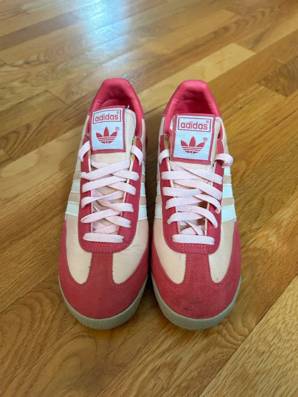 Rare Adidas Hot Pink, Soft Pink and White Sneakers - Image 4
