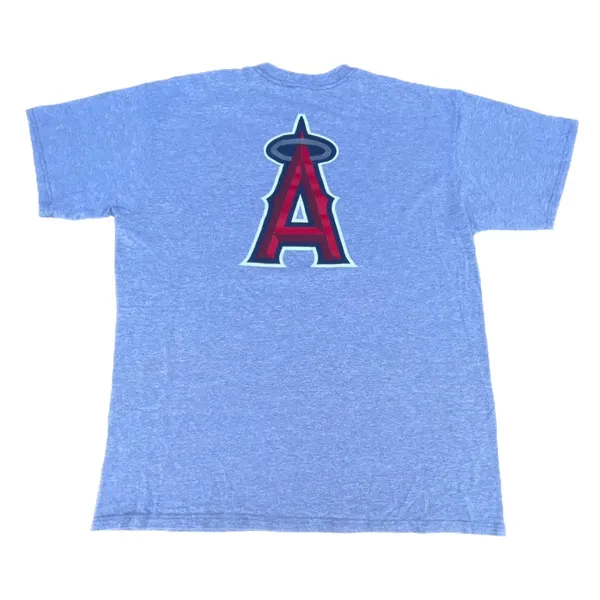 Nike Vintage Los Angeles Angels Grey Graphic T-shirt - Image 2