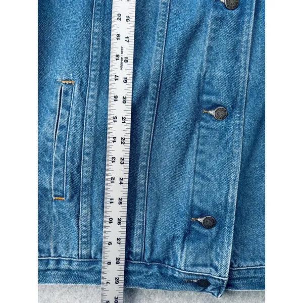 Vintage Delta Blues Jeans wear Denim Jacket Coat - Women's Size 1X‎ NWT 90s - Image 11