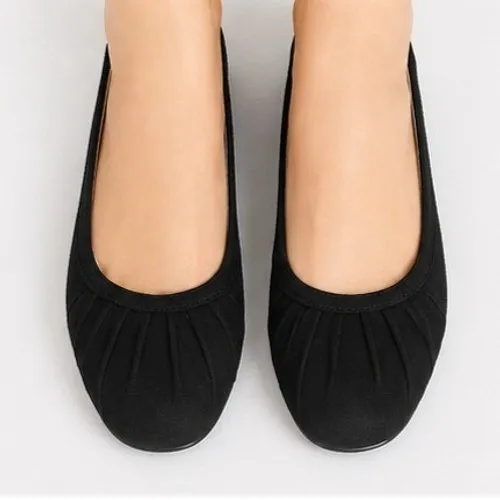 Journee Womens Flats Size 7.5 Black Tannya Slip-On Round Toe Ballet Dress Shoes - Image 4