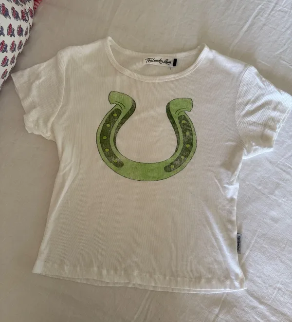 Revolve Horseshoe Baby Tee - Image 2