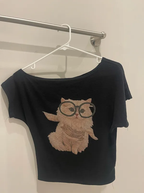 Short sleeve T shirt Black - Image 2
