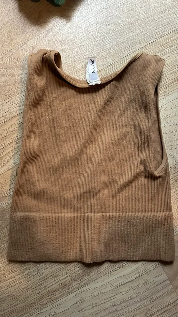 NIKIBIKI Brown Tank Top - Image 2