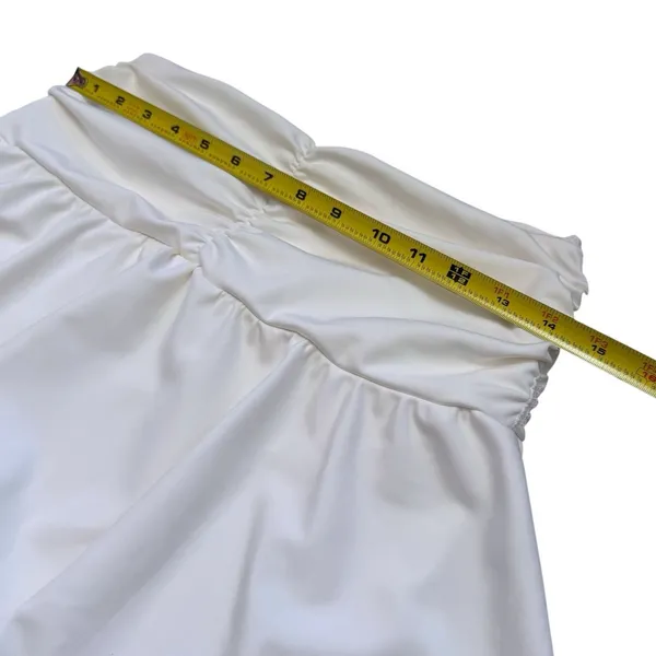 Year of‎ Ours Court Skort White Ruched Athletic Tennis Pickleball Golf Dainty M - Image 9