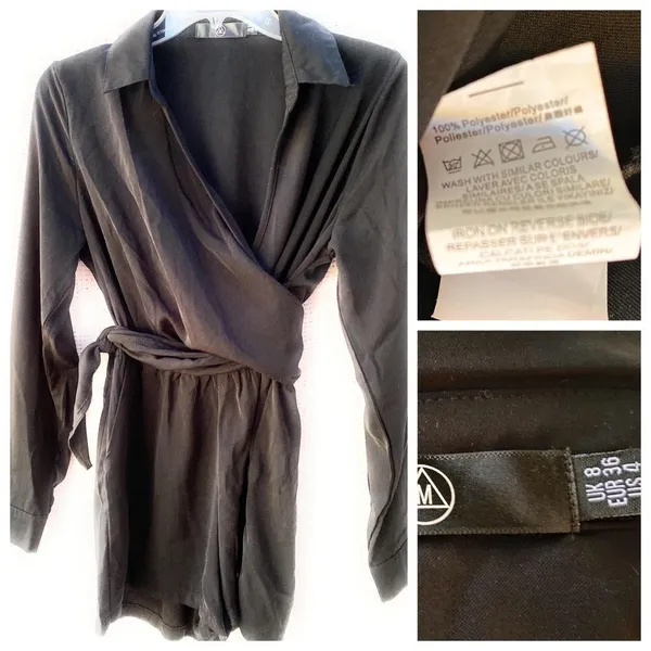 Missguided‎ Wraparound Shorts Romper - Image 2