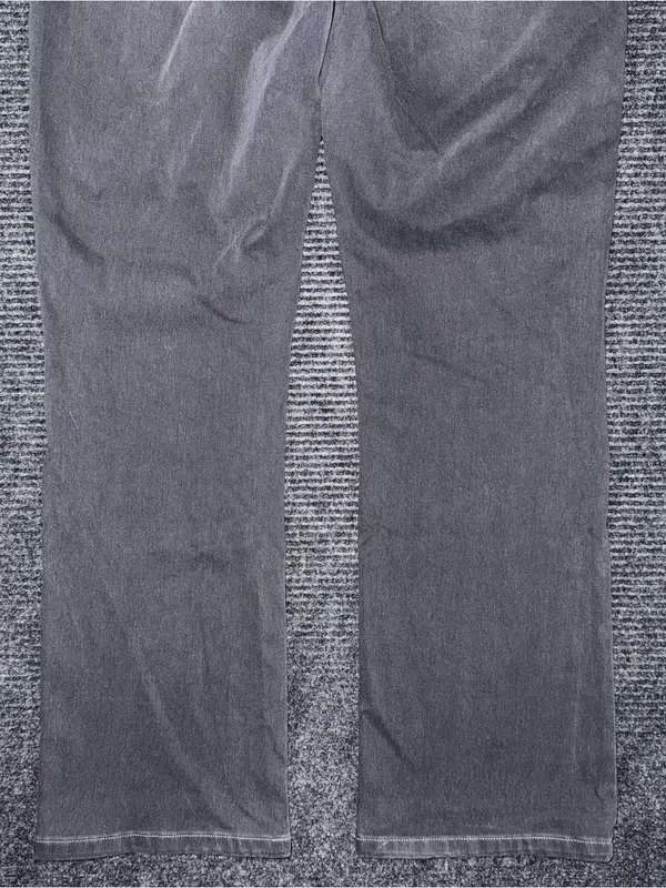 Halara Flex High Waisted Pull On Pockets Casual Bootcut Jean Sz L Iron Gate Gray - Image 6