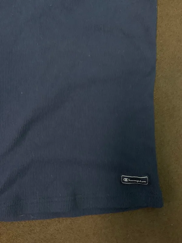 Champion L Blue Ribbed Sports Top - Image 4