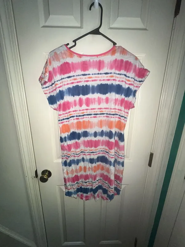 Lauren Ralph Lauren Tie-Dye T-Shirt Dress Size M - Image 3