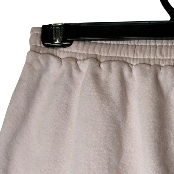 Ksubi 3 x‎ 4 Trak Shorts Women Large Dusty Pink Cotton Fleece Athleisure Comfy - Image 5