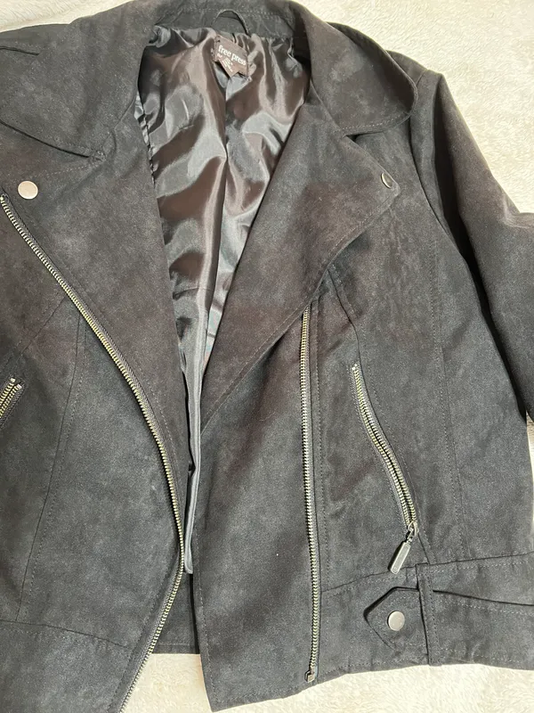 Suede Moto Jacket - Image 2