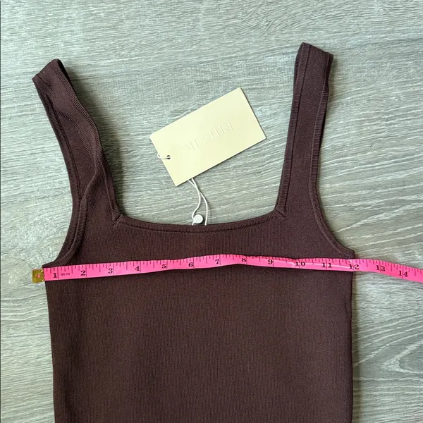 NEW Meshki Jenna Square Neck Bandage Midi Dress XS - Image 10