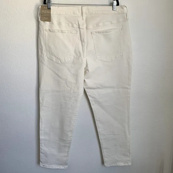 NWT Madewell The Perfect‎ Vintage Jeans in Tile White ND501 - Image 3