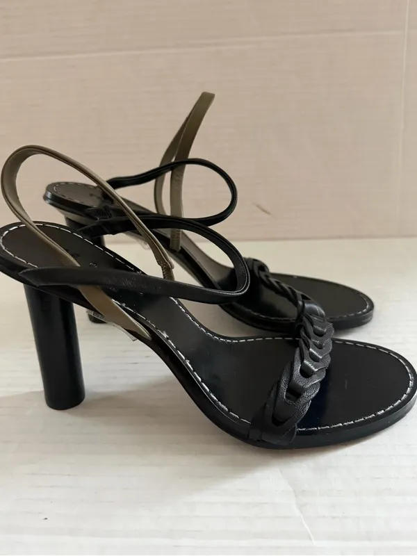 Rag & Bone Infinity cylinder braided black shoes High Heels size 36 - Image 4
