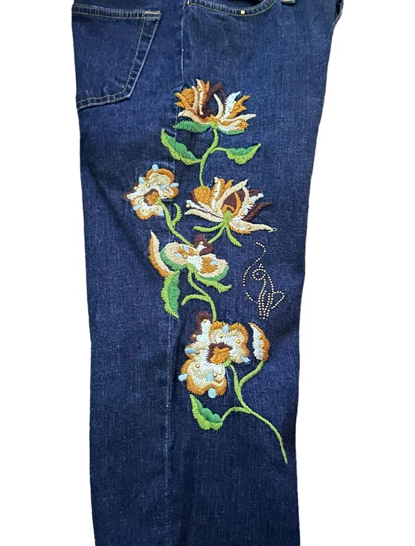 Baby Phat Vintage Embroidered Jeans - Image 5