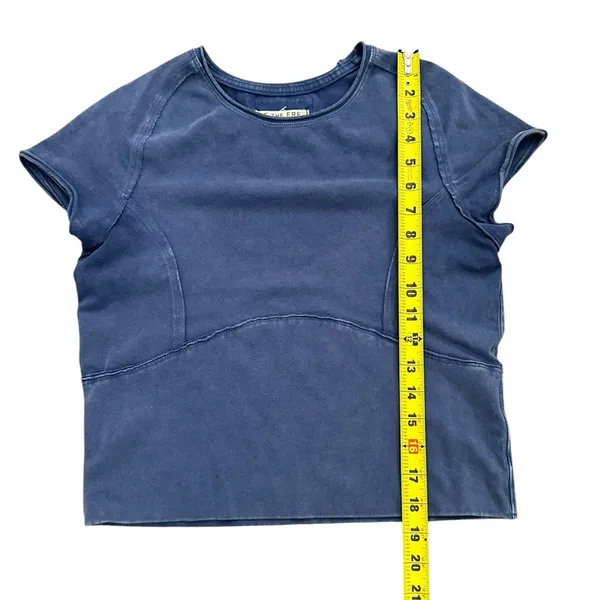 Free People We The Free Protagonist Tee blue size large - Image 6