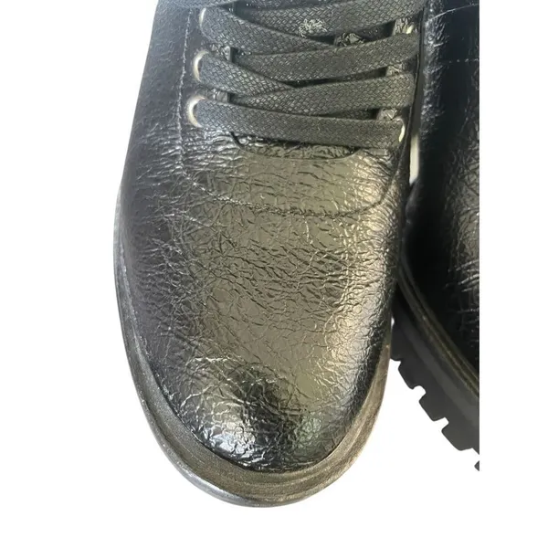 Vince Camuto Ermania Lace up Combat Bolck Platform Boots Black 8.5 - Image 5