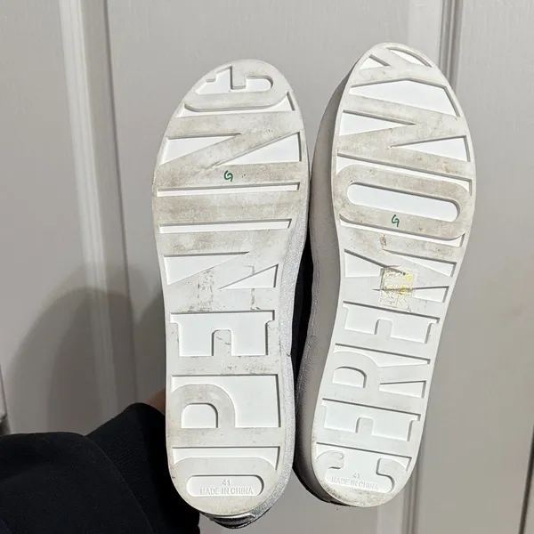 Opening Ceremony Black Cici Varsity Platform Embroidered Sneaker Quiet Luxury - Image 5