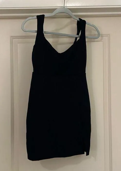 NEW Sweetheart Neckline A-line Split Tennis Golf Built in shorts Mini Dress S - Image 4