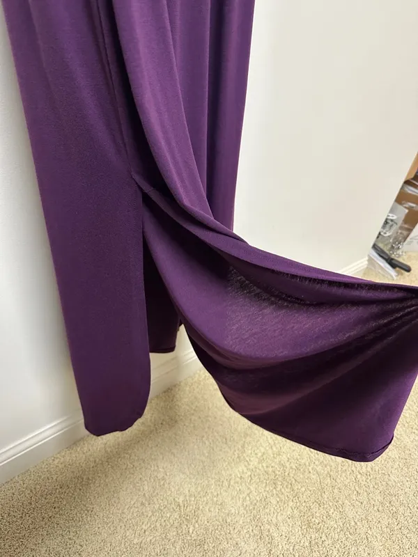 NWT Nemidor Purple Maxi Dress with Pockets size 18 - Image 8