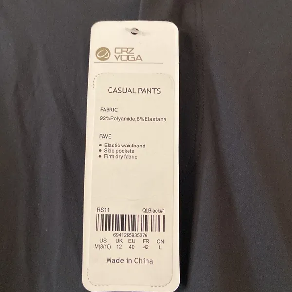 CRZ YOGA CASUAL PANTS size M brand new with tag inseam 28” waist 32”flat - Image 5
