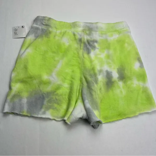 Intimately Free People Womens Size XS Lime Green Grey‎ Gray Tie Dye Shorts NEW - Image 12