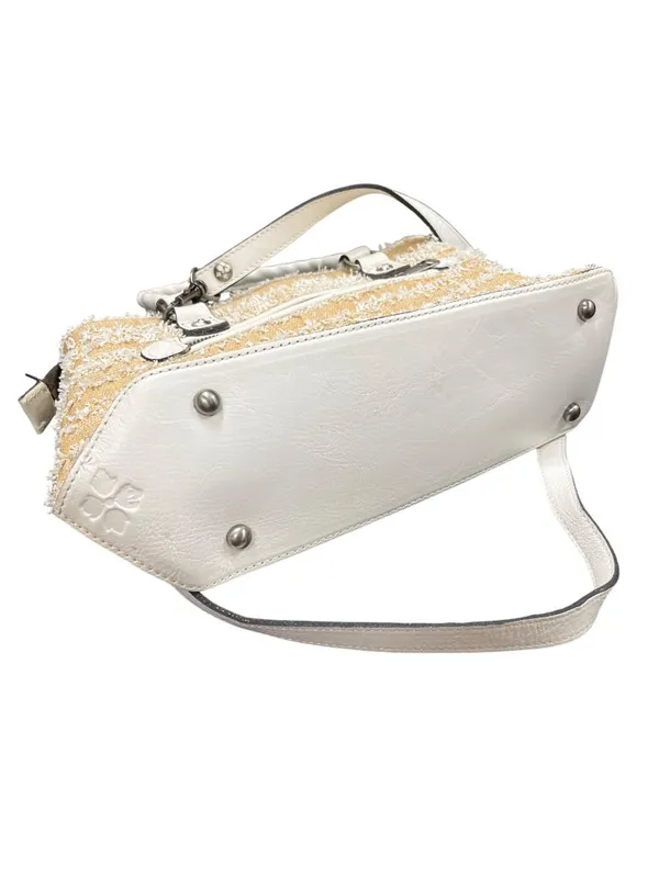 Patricia Nash Angela wms leather tan white tasseled hand shoulder bag SKU 10-759 - Image 7