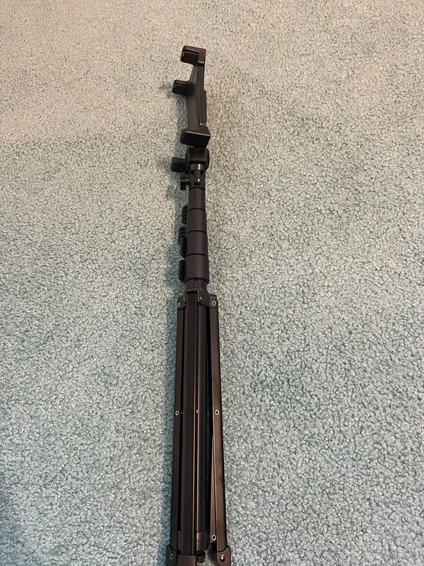 Black tripod with adjustable legs and head #tripod #cameraaccessories #photography - Image 3