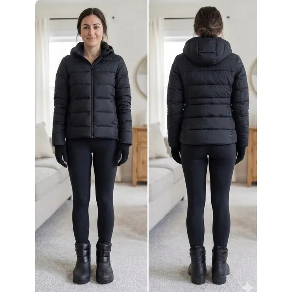 Sperry Syren Ascend Puffer Duck Boots Black Waterproof Ankle Boots Womens 8.5 - Image 2