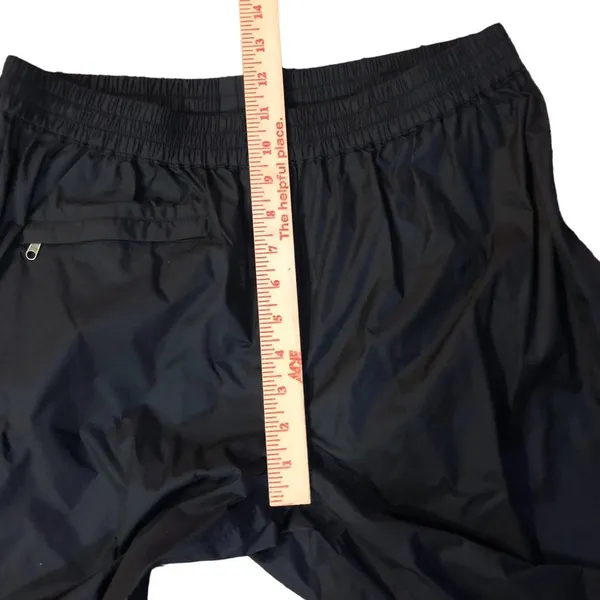 Marmot Wind Pants Womens L Used Unlined Black Outdoor Nylon - Image 16