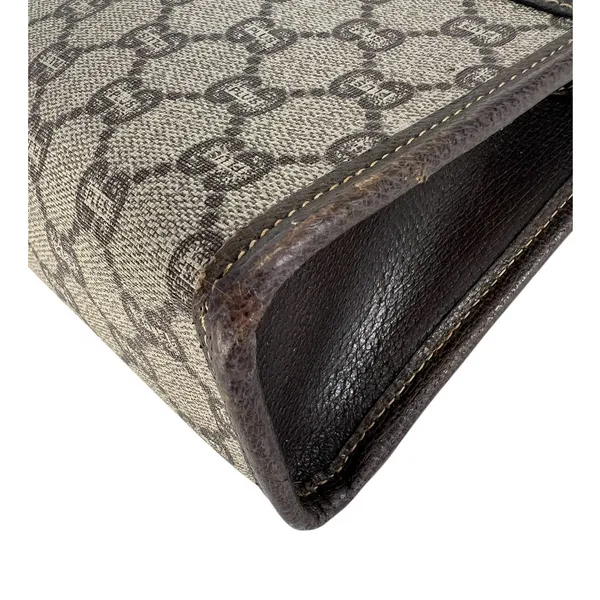 Gucci Plus‎ Monogram Top Zip Pouch Clutch - Image 10