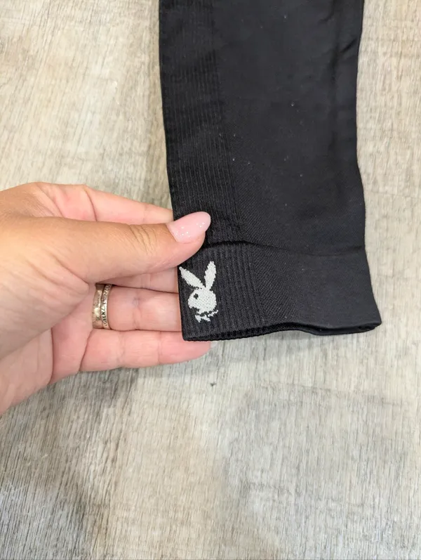 Playboy By Pacsun Black Leggings Size Small - Image 6