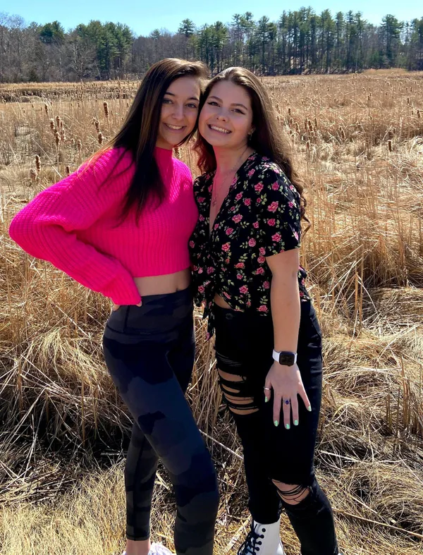Hot Pink Cropped Sweater - Image 2