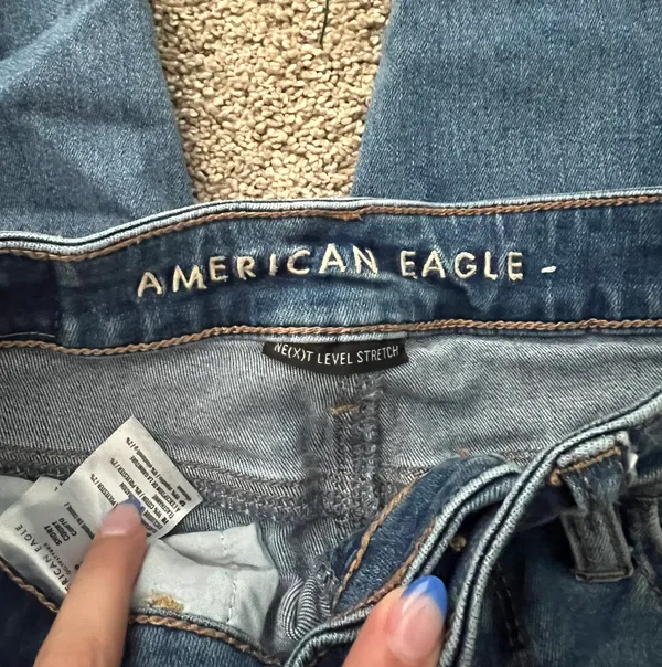 American Eagle Next Level Stretch Ripped Jeans - Image 3
