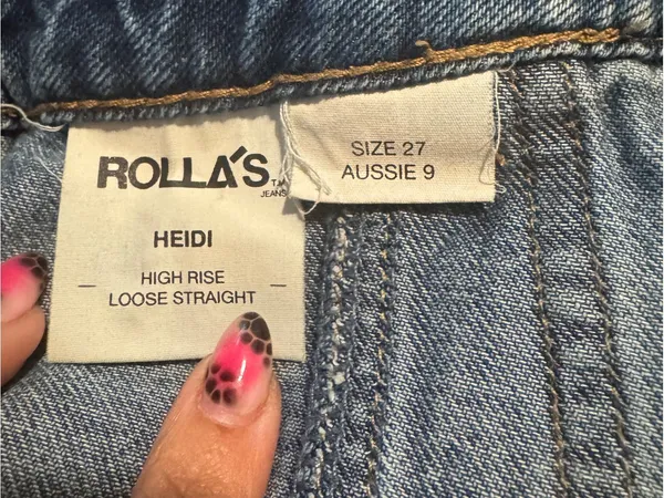ROLLA'S Heidi High-Rise Straight Leg Jeans - 27 - Image 8