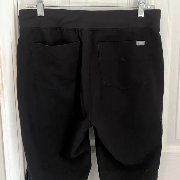 FIGS Jogger Style Technical Collection Scrub Pants in Black - Image 14