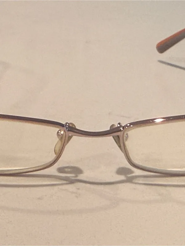Versace MOD 1084 1056 Pink Metal Rectangle Eyeglass Frames - Image 4