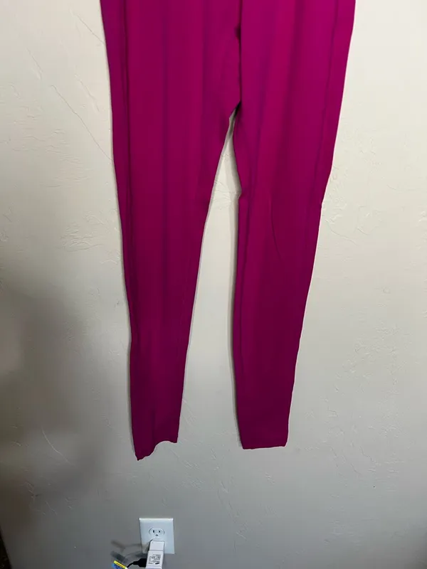 Alphalete Pulse Kinetic‎ Magenta Barbie Pink Performance Leggings - Image 7