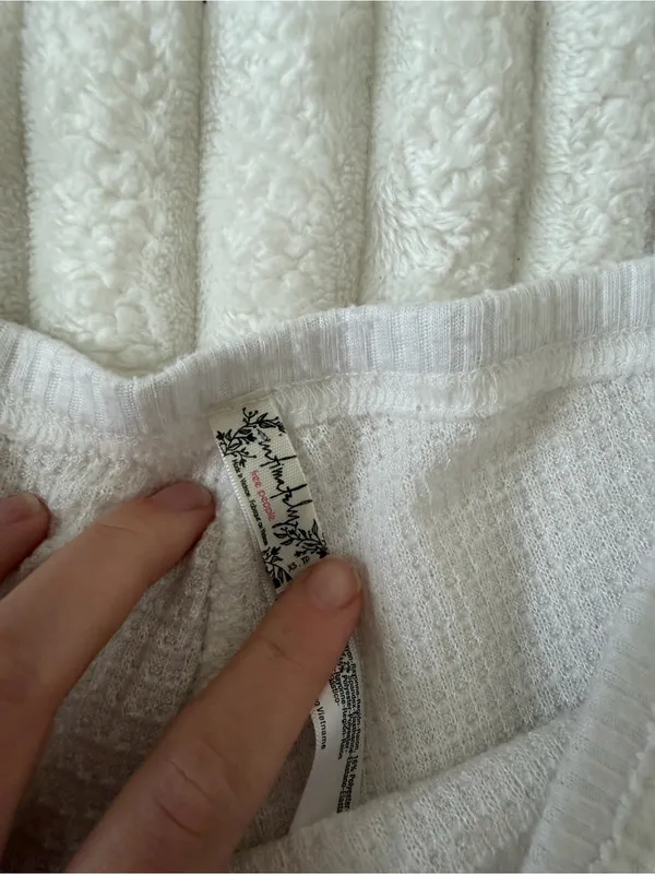 Free People Intimately Free White Knit lounge pants - Image 3