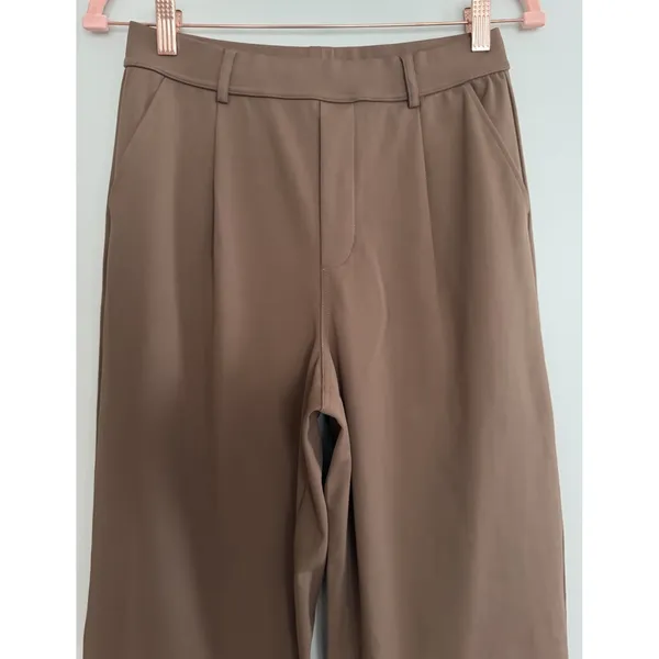 Halara Flex DayStretch High Waisted Pocket Straight Leg Work Pants Small Tall - Image 3