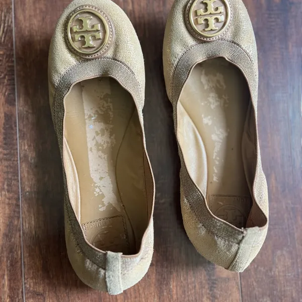 Tory Burch glitter stretch ballerina flats - Image 3