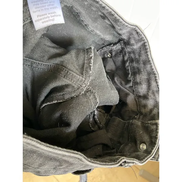 Time & Tru Womens Jeans Sz 6‎ Petite Black High Rise Skinny Denim 5 Pocket Style - Image 7