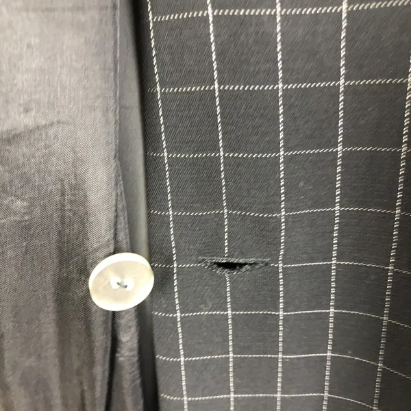 HUGO Buscati Windowpane Grid Sleeveless Blazer Dress Black Size 6 - Image 7